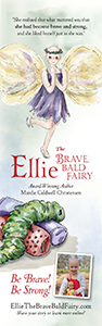 Ellie Brave Bald Fairy Bookmark